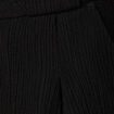 Pantalon large fluide noir femme