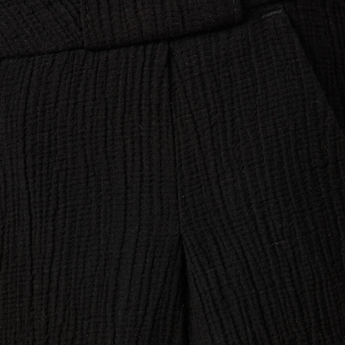Pantalon large fluide noir femme