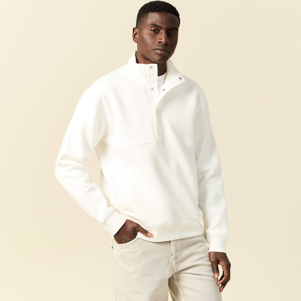 sweat manches longues ecru homme Sweat manches longues ecru homme