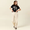 T-shirt éco-responsable noir femme