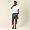 Short de bain vert foncé homme