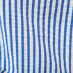 Top droit manches courtes bleu electrique femme