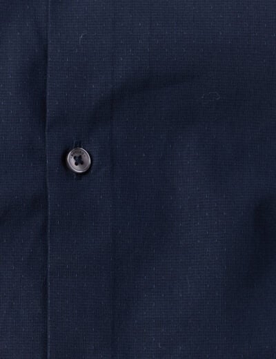 Chemise manches longues bleu marine homme