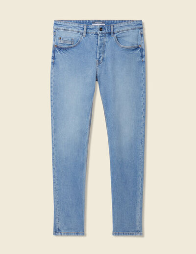 Jeans slim 5 poches denim used homme