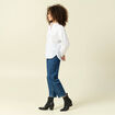 Chemise oversize en coton ecru femme