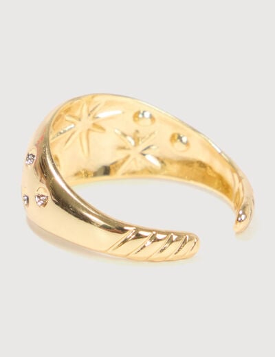 Bague couleur or femme