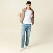 Jeans large relaxed denim dirty homme