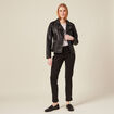 Pantalon chino Instinct noir femme
