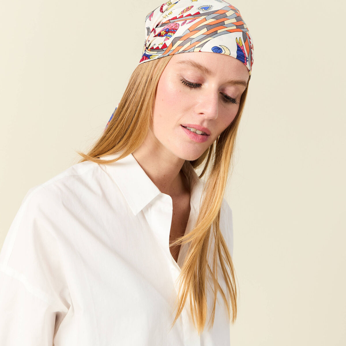 Chemise éco-responsable ecru femme