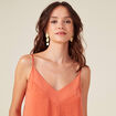 Caraco éco-responsable orange foncé femme