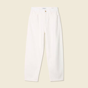 pantalon slouchy 78eme ecru femme Pantalon slouchy 7/8ème ecru femme