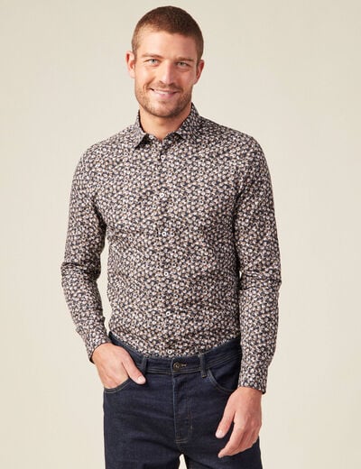 Chemise bleu marine homme