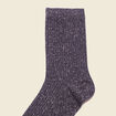 Chaussettes gris foncé femme