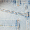 Jeans cargo 5 poches denim bleach femme