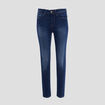 Jeans regular 7/8ème denim brut femme