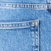 Jeans flare boutonn&eacute; denim brut femme