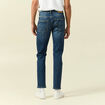 Jeans slim 5 poches longueur 32 denim dirty homme