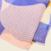 Foulard bleu electrique femme