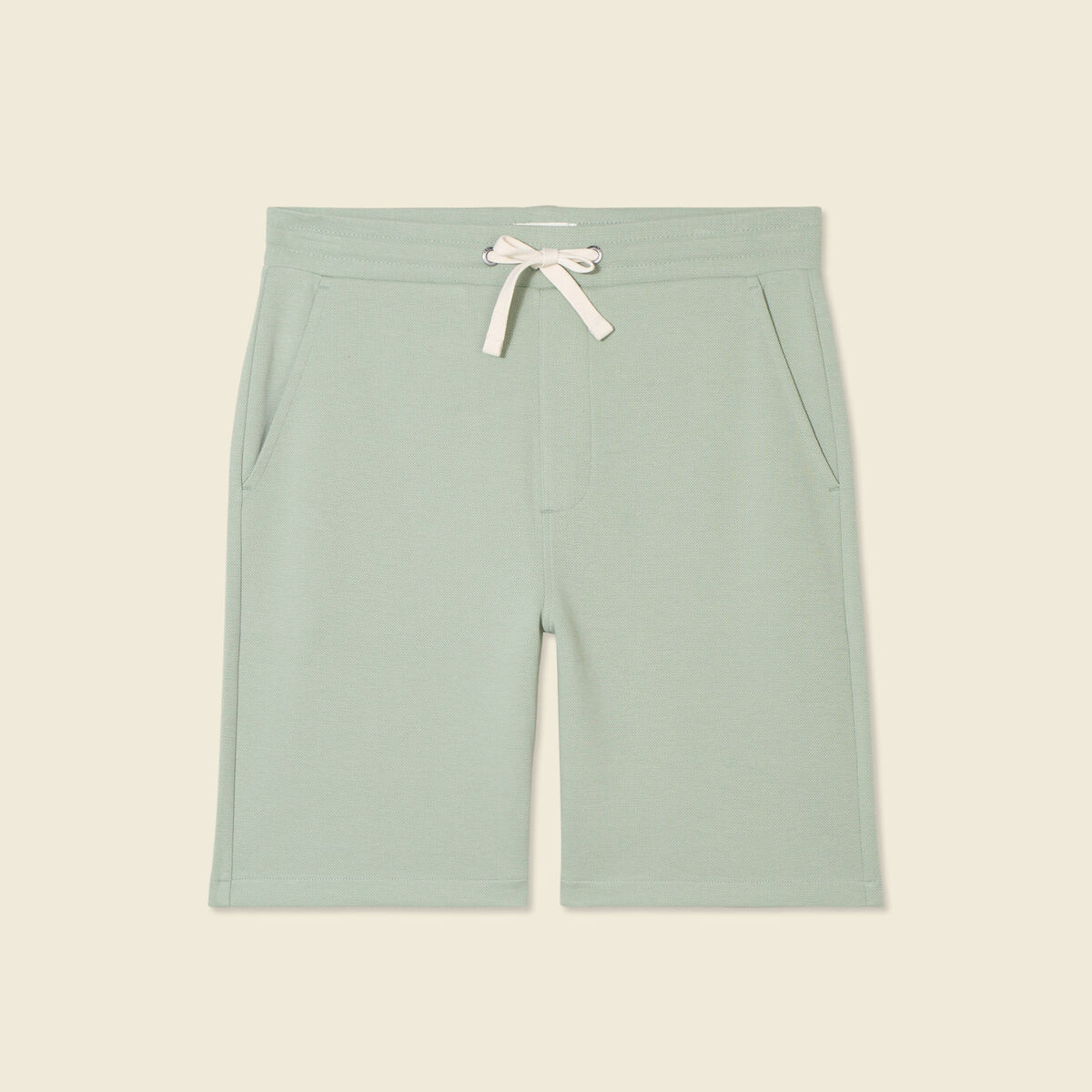 Short éco-responsable vert olive homme