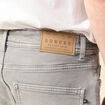 Bermuda en jeans denim gris homme