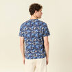 T-shirt manches courtes bleu foncé homme