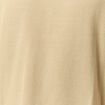T-shirt ample en coton manches courtes beige fonce homme