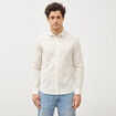 Chemise manches longues blanc homme