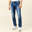 Jeans straight éco-responsable denim stone homme