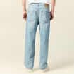 Jeans large 5 poches denim dirty homme