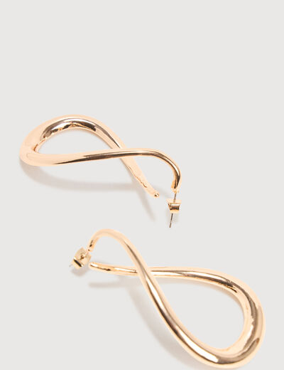Boucles d'oreilles couleur or femme