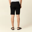 Short droit avec cordon noir homme