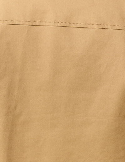 Blouson manches longues doubl&eacute; vert kaki homme