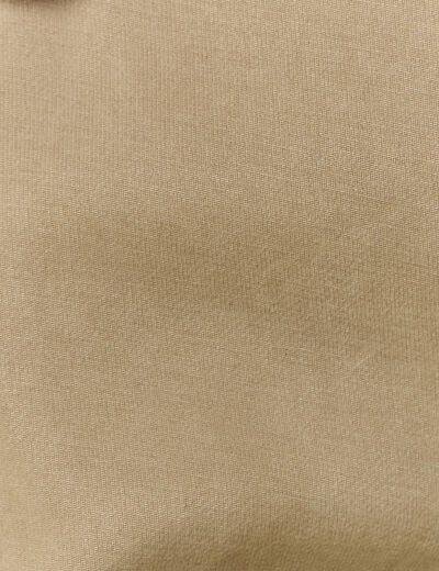 Bermuda éco-responsable taupe homme