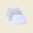 Lot 3 caleçons bleu foncé homme
