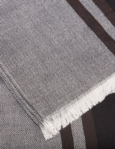 Foulard noir homme