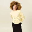 Sweat manches longues jaune clair femme