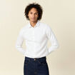 Chemise manches longues blanc homme