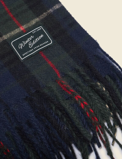 &Eacute;charpe bleu marine homme