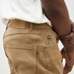 Jeans straight homme used L34 camel homme