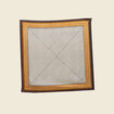 Foulard satin&eacute; ecru femme