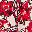 Jupe longue évasée rouge femme