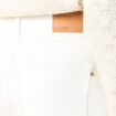Pantalon slouchy 7/8ème ecru femme