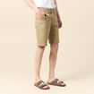 Bermuda droit 5 poches gris homme