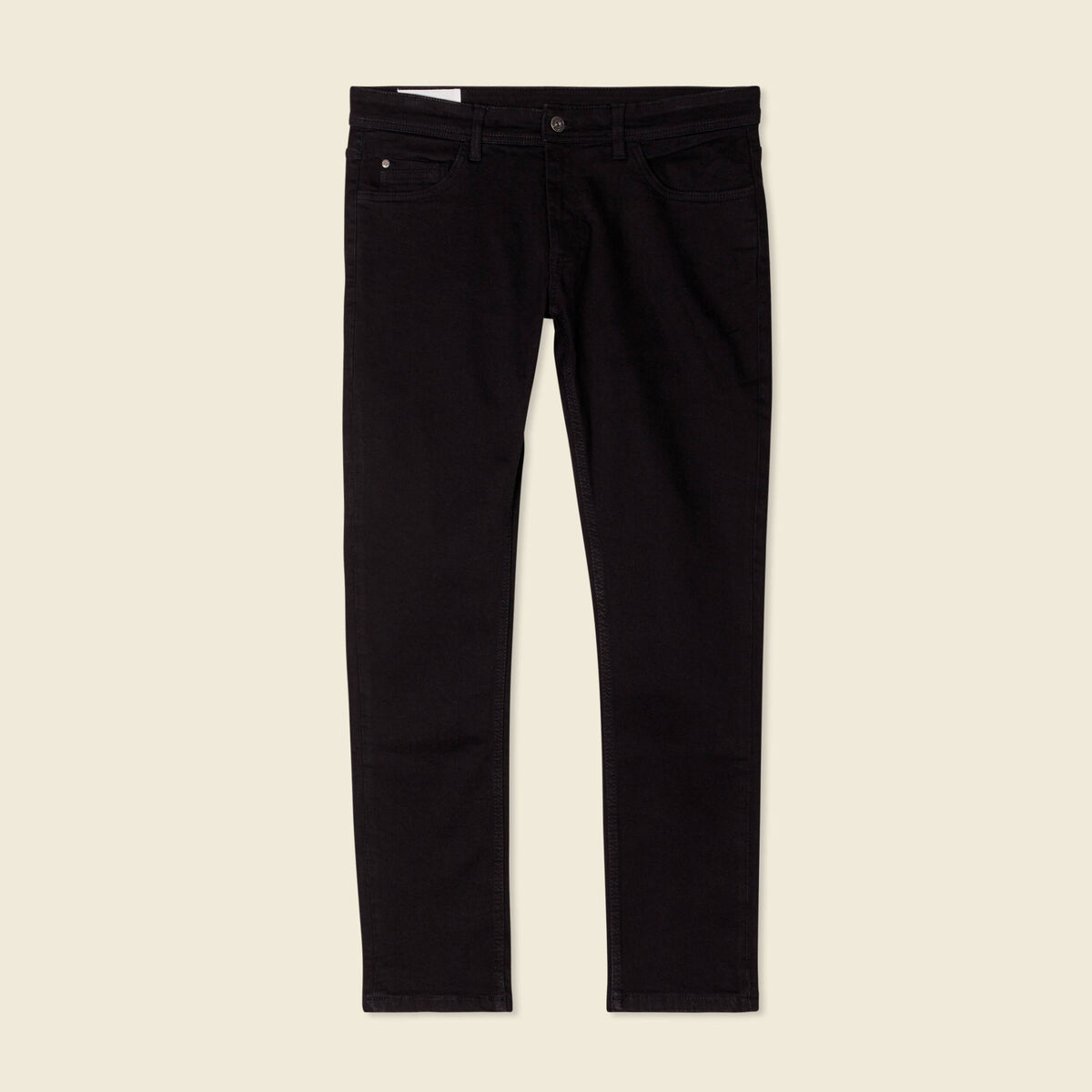 Jeans slim longueur 30 denim noir homme