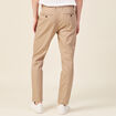 Pantalon chino cropped beige homme