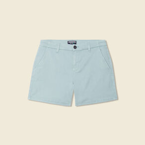 Short chino éco-responsable vert pastel femme