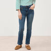 Jeans regular 7/8&egrave;me denim stone femme