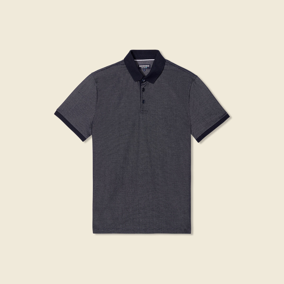 Polo éco-responsable bleu marine homme