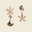 Boucles d'oreilles couleur or femme