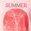 T-shirt manches courtes rose femme